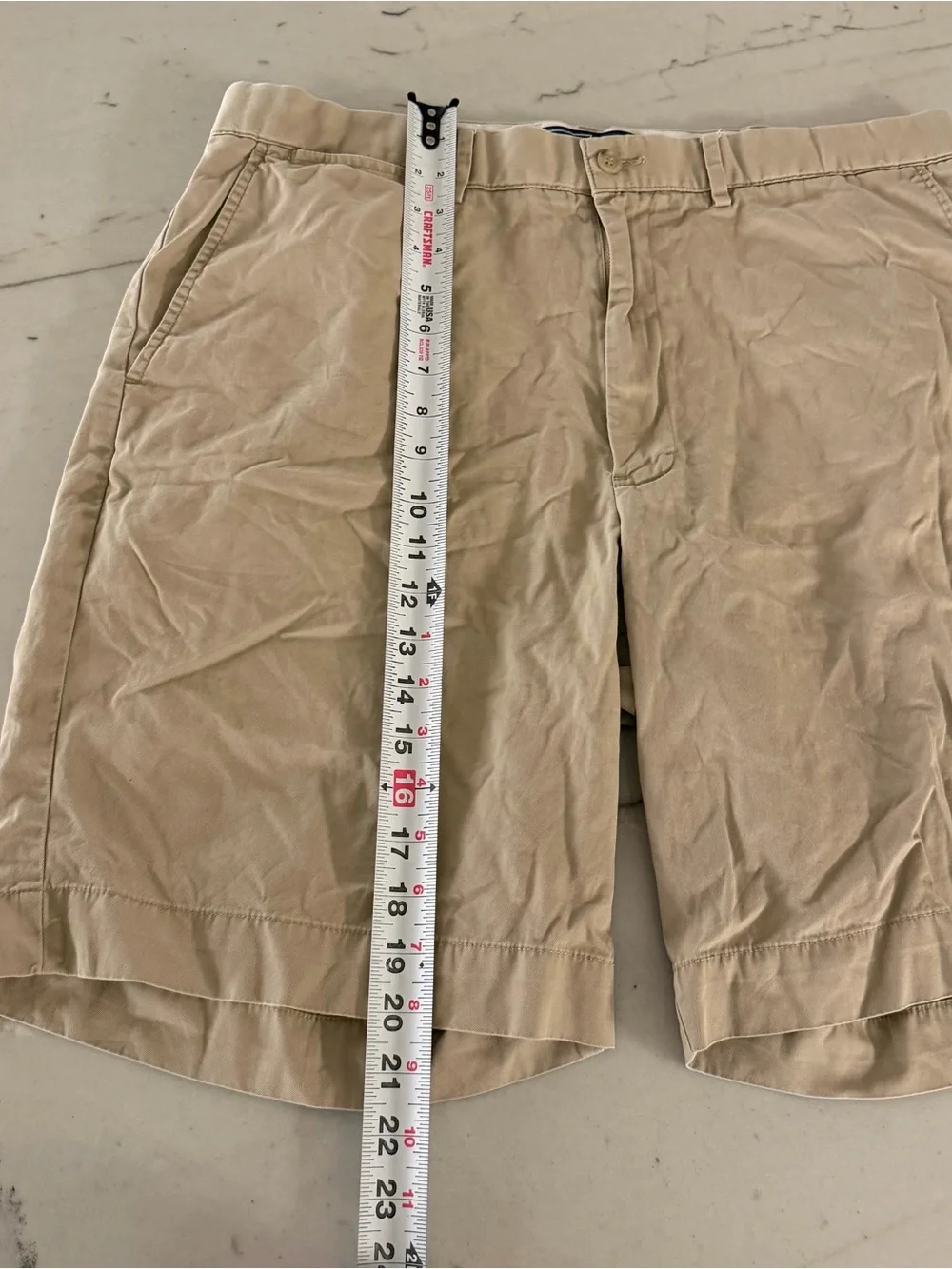 Polo Ralph Lauren Men's Shorts 36 Khaki Classic Fit Chino Cotton